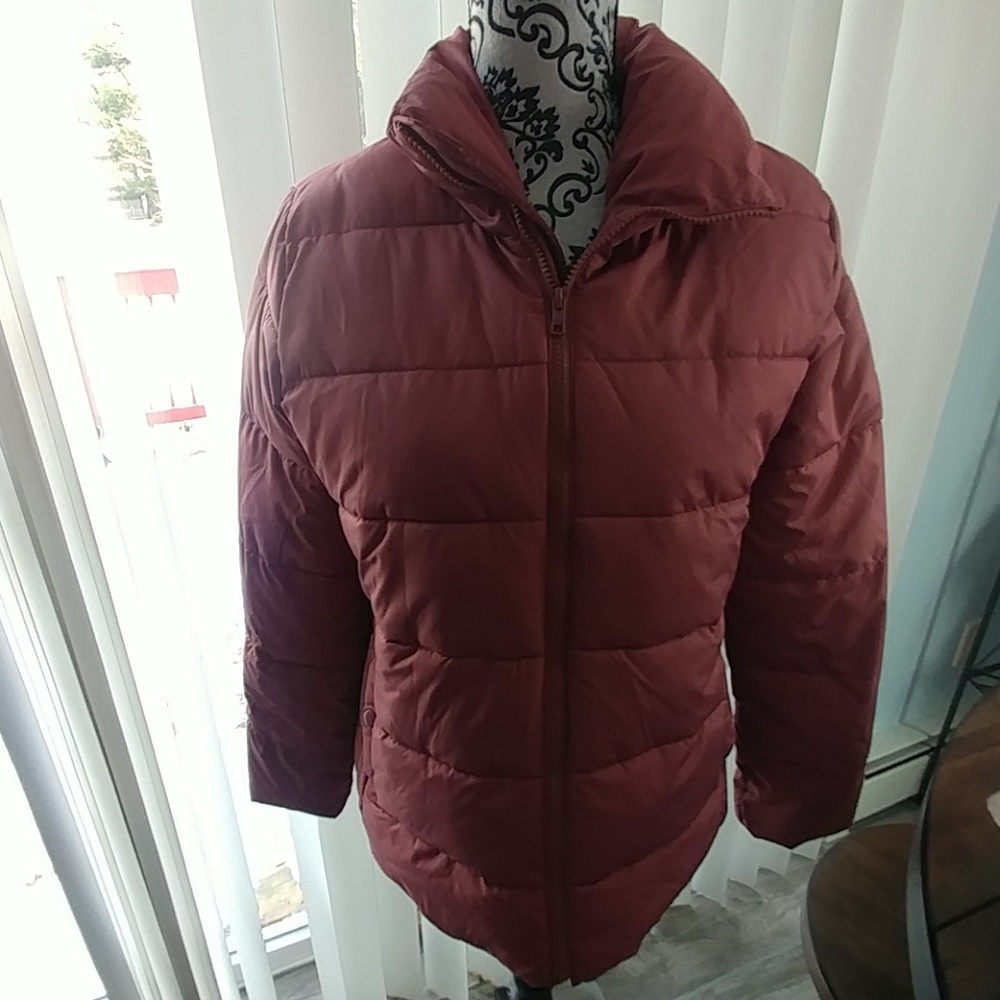 Old Navy Mauve puffer coat Sz Medium
